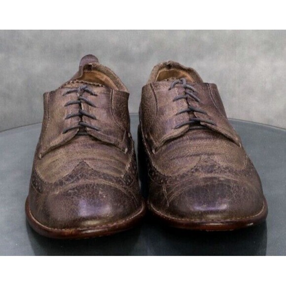 ECCO VT6 Men\'s Wingtip Oxfords Dress Shoes Size EU 43 US 9-9.5 Made In Italy main image 4